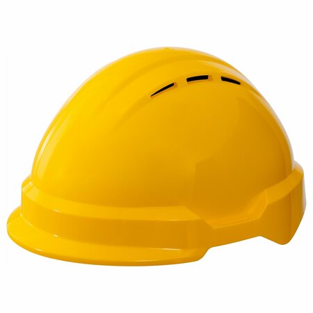 DELTA PLUS AMER CLIMBING T1 WIND Hard Hat, Vented, Yellow WEL21102YE